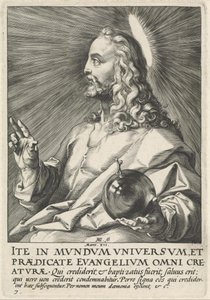Salvator Mundi by Hendrik Goltzius